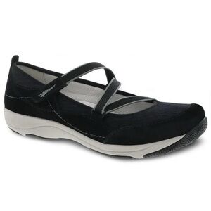 Dansko Black and Grey Mary Jane Flats
